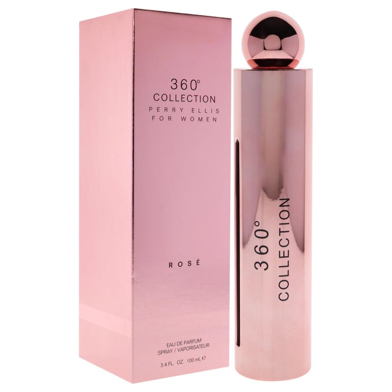 Perry Ellis 360 Collection Rose for Women Eau de Parfum Spray, 3.4 Ounce - Image 3