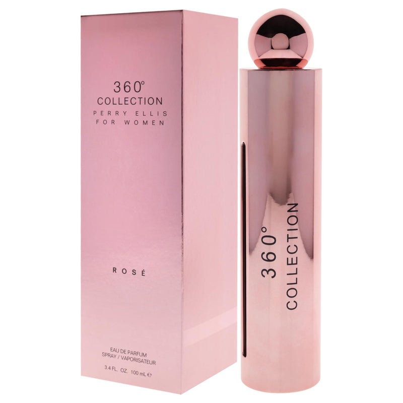 Perry Ellis 360 Collection Rose for Women Eau de Parfum Spray, 3.4 Ounce - Image 4