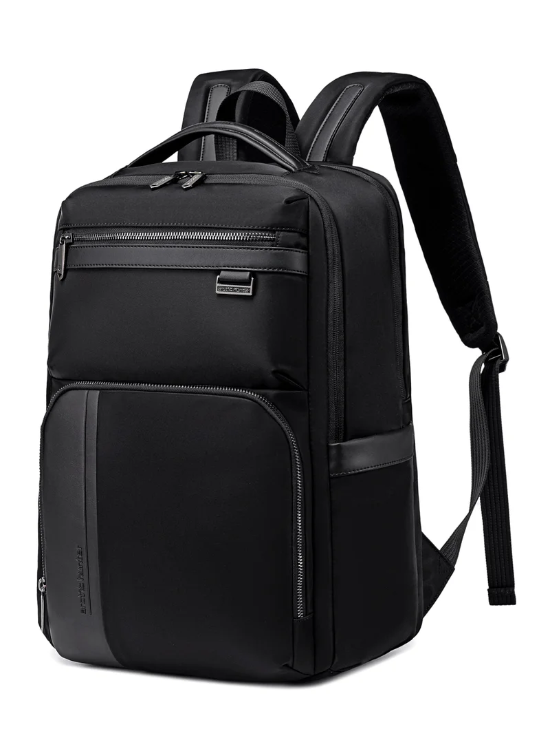 ARCTIC HUNTER Travel Backpack 20 L Durable Premium Water Resistant Shoulder Laptop Daypack for Office Business Travel College School, B00808 - Black
