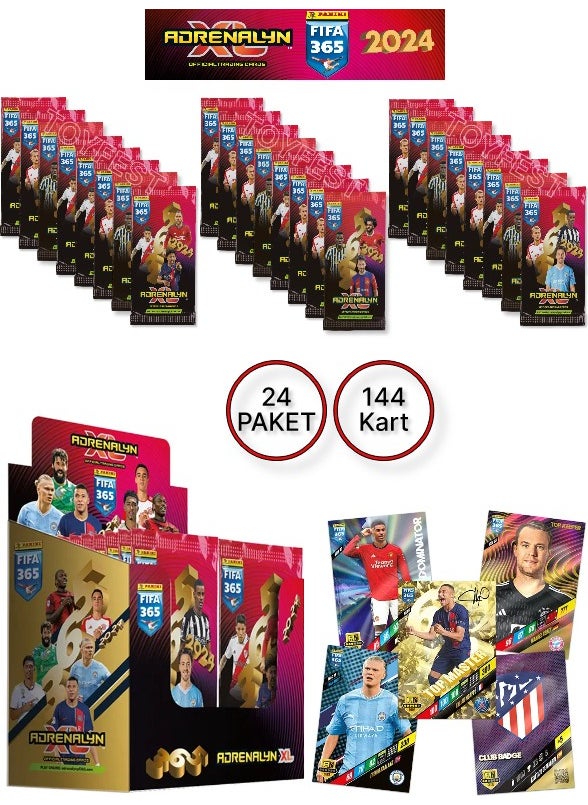 Panini Adrenalyn Fifa 365 - 2024 Official Trading Card Football Cards Label (24 Pack) - pzsku/ZB5E87007C368FA485136Z/45/_/1737454846/2313695f-489c-491b-b74d-f1e89981bb17