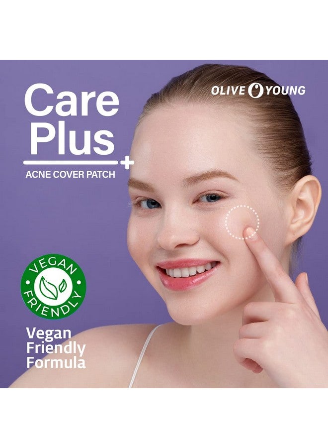 OLIVE YOUNG Care Plus Spot Pimple Patches 1Pack(102 Count) Hydrocolloid Bandages Sticker Pack For Acne Blemishes And Zits (10Mm*72Ea+12Mm*30Ea)  - Image 2