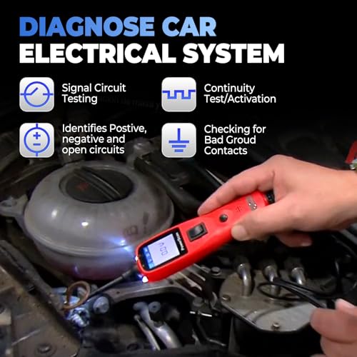 Autel PowerScan Circuit Tester 2025, Power Circuit Probe Tool，12V-24V Electrical Short Open Breaker Circuit Finder, AC/DC Voltage Resistance Duty Cycle Activating Component, w/ 20ft Extension Cable - Image 5