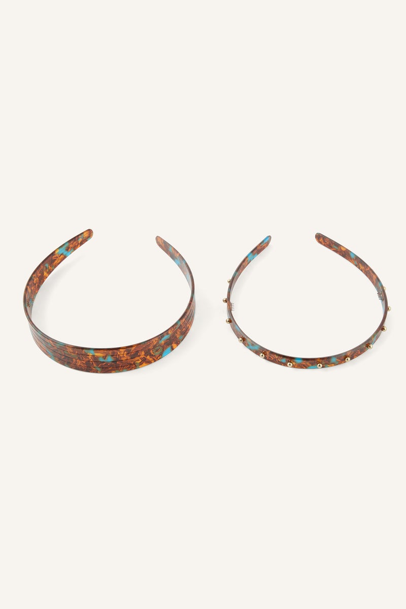 DeFacto Multicolour Woman Woman Patterned 2 Piece Headband Set Casual - Image 1