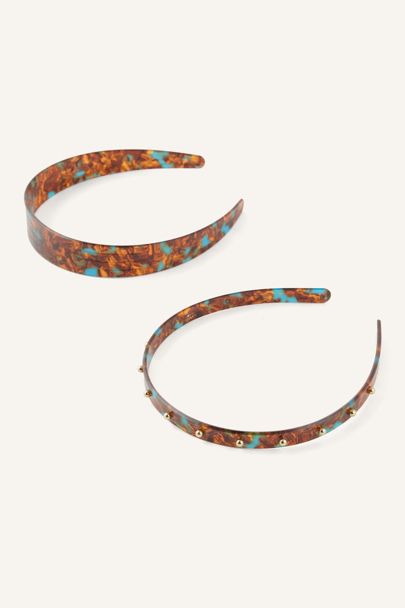 DeFacto Multicolour Woman Woman Patterned 2 Piece Headband Set Casual - Image 2