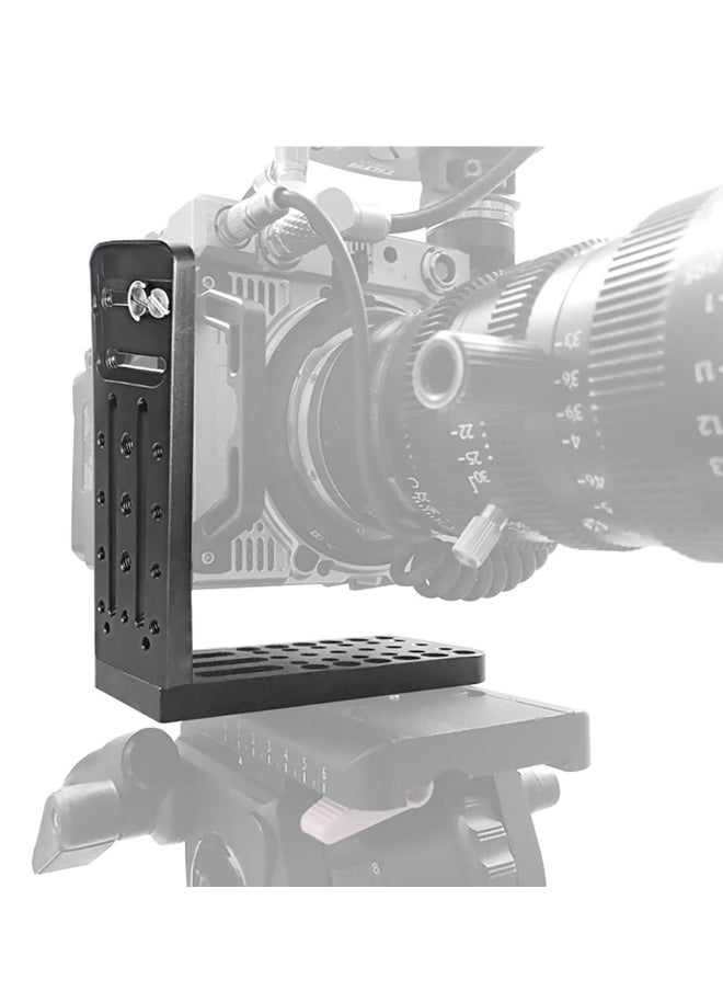 Generic Universal L Camera Bracket with Quick Release Plate for DSLR Cameras - Vertical & Horizontal Switching for Canon, Nikon, Sony, DJI Osmo, Ronin, and Zhiyun Stabilizers & Tripods.  - Image 2