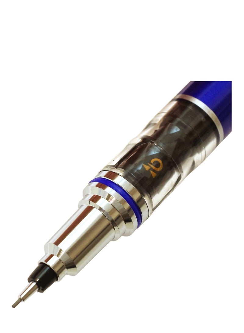 UNI Kuru Toga Advance Mechanical Pencil M55591P.9, 0.5 mm, blue, Mixed-Material Body, 1 pencil for lectures - Image 4