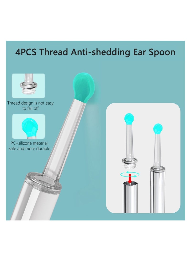 PGG Earwax Removal Visual Ear Pick Wireless Wifi Endoscope HD Ear Pick Wi-Fi Visible Earwax Removal Spoon for iPhone, iPad, Android Phone - Image 3
