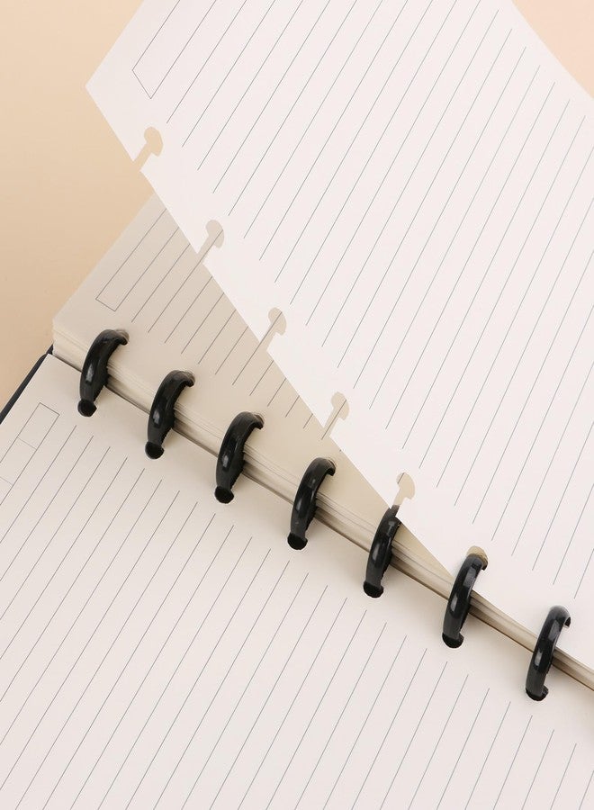 Eagle Discbound Notebook, Customizable Notebook, Junior Size, Poly Cover, 60 Sheets Ruled/Lined Pages (Red) - Image 5