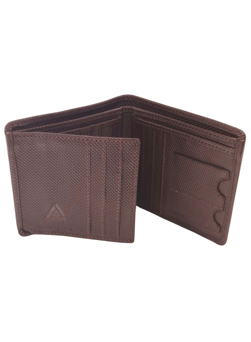 Native Comfort Bi-Fold Genuine Leather Wallet for Men, Premium Leather Material with Versatile Compartment, Ideal for Traveling & Daily Use, Perfect Gift for Any Occasion- Chocolate - Image 4