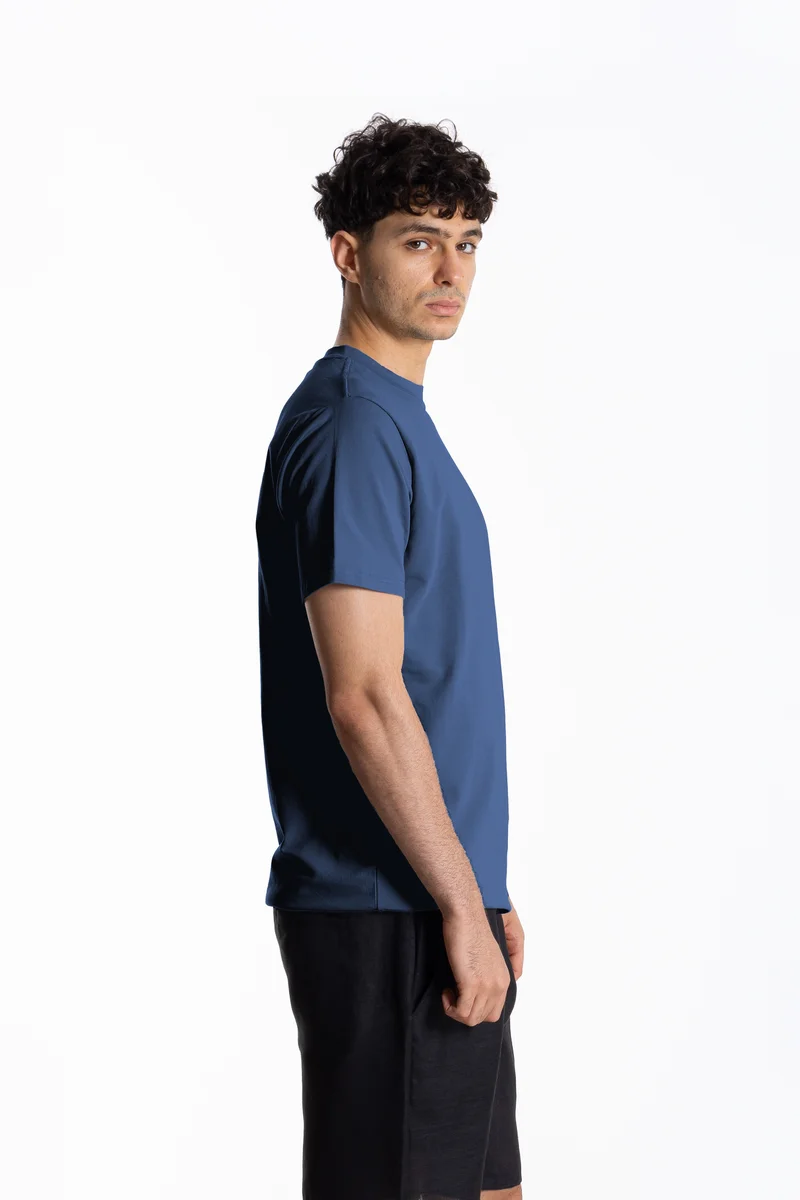 SHAPES SLOGAN PRINTED SLIM T-SHIRT