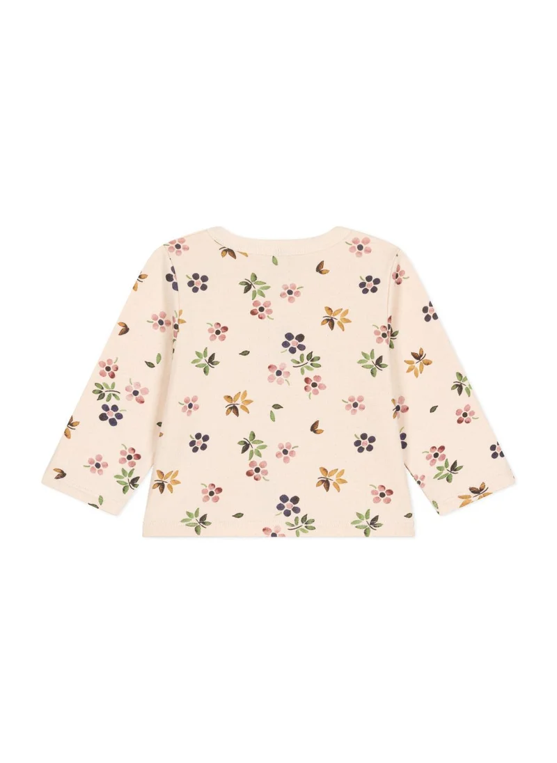 Petit Bateau Babies' tube knit cardigan