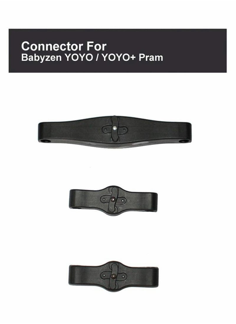 Generic - Twin Stroller Connectors for Babyzen YOYO2 & YOYO+, Adapter for Converting Two Single Strollers into a Double Stroller for Toddlers - Image 1