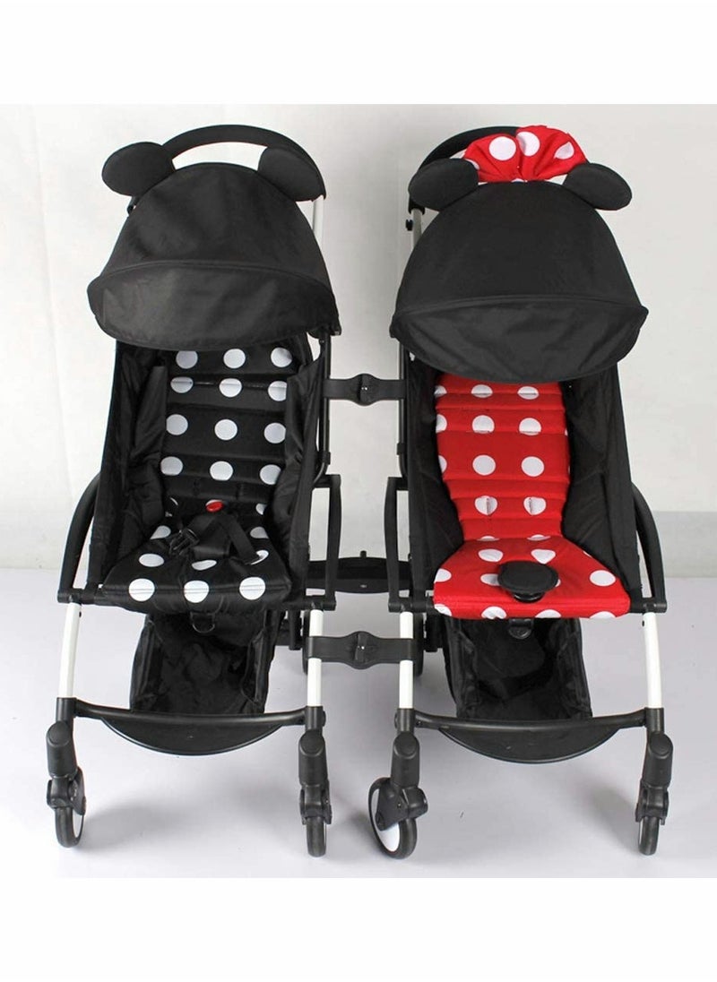 Generic - Twin Stroller Connectors for Babyzen YOYO2 & YOYO+, Adapter for Converting Two Single Strollers into a Double Stroller for Toddlers - Image 1