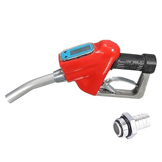 VENEKETY Gasoline Fuel Diesel Petrol Delivery Flow Meter Nozzle Refill Dispenser - Image 3