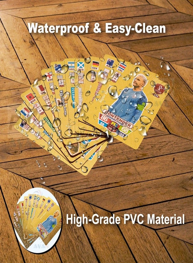 PN AVAN Football Card Set Waterproof Plastic Car 4 Colour Golden 55. Silver 55. Black 55. Rainbow 55 (220pca Set) - Image 2