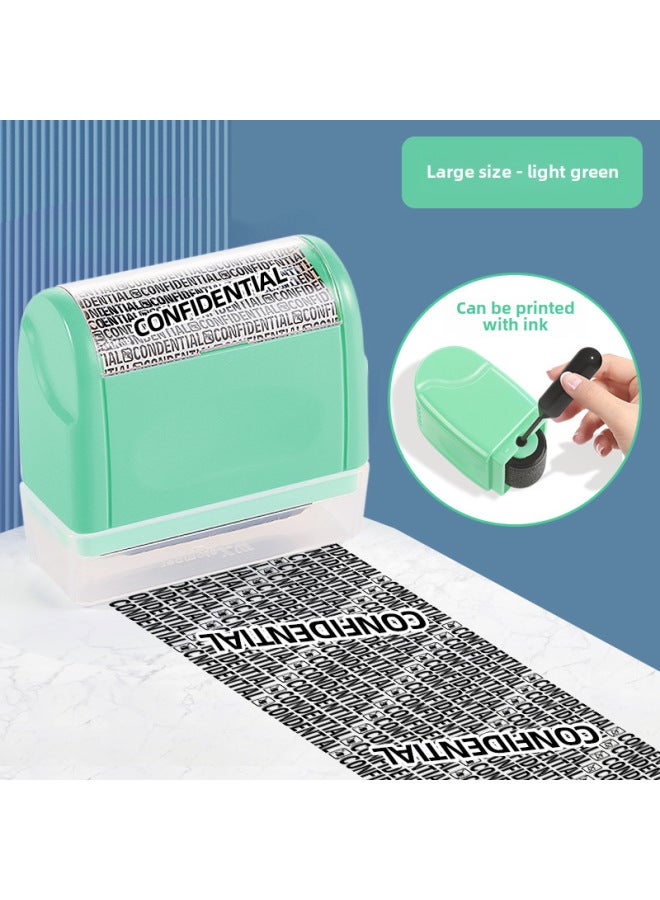 Roller-type Security Seal Random Code Privacy Seal Original Seal Oil Express Daub Pen Anti-leak Cover Information - Image 1