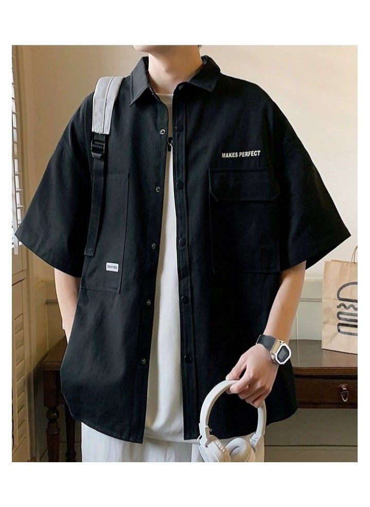 WASSUP NEST - New WASSUP NEST Pure Cotton Casual Loose  Jacket - Image 1
