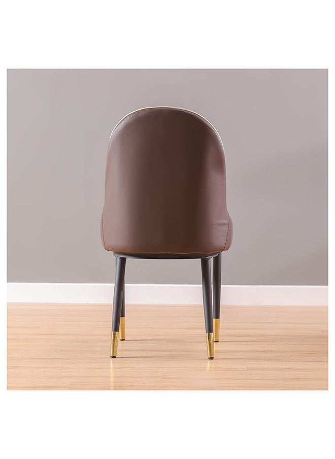 DANUBE HOME Amadeo Dining Chair Strong And Sturdy Kitchen Dining Chair 1 Seater Modern Design Furniture For Dining Room Home Living Room L50Xw50Xh93Cm Beige  - Image 4