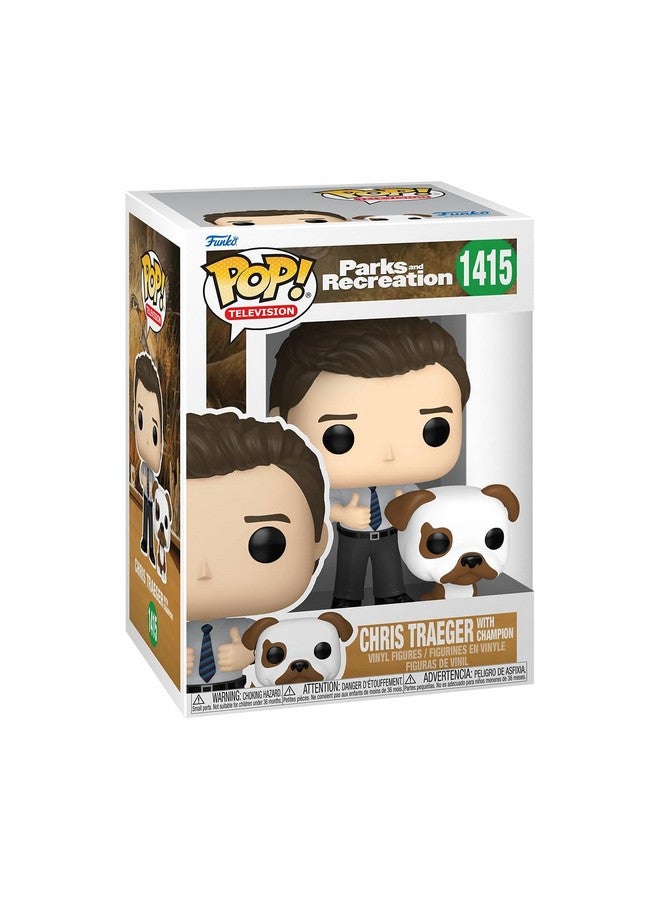 Funko POP! & Buddy: Parks & Recreation 15th Anniversary - Chris & Champion - Collectable Vinyl Figure - Gift Idea - Official Merchandise - for Kids & Adults - TV Fans - Image 1
