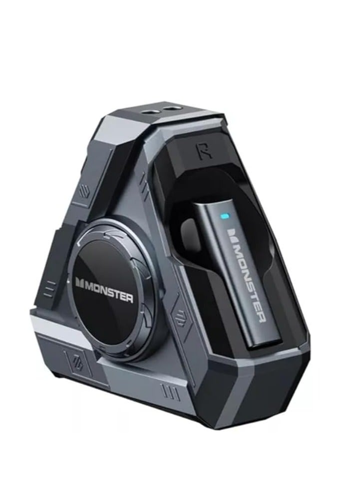 Monster XKT22 Fingertip Gyroscope Earbuds Large Capacity Battery Earphones HD Call Headsets Low Gaming Latency Headphones Black - Image 2