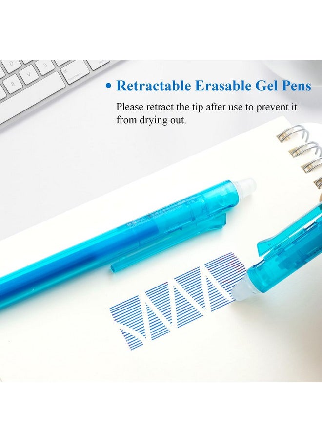 Erasable Gel Pens, 12 Pcs Retractable Erasable Pens Fine Point 0.5Mm, Blue Erasable Gel Ink Pens With Comfort Grip, Make Mistakes Disappear For Drawing Writing Planner And Crossword Puzzles - pzsku/ZB5E98F8DDBFE6ED70F88Z/45/_/1731927230/feaf5329-a6d2-431a-8ce3-0133898ae905