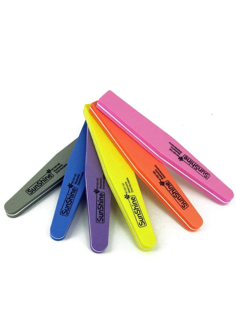 Nail Files & Buffers - 60Pcs/set (Any Color)