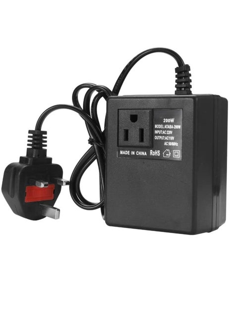 Intelligent Efficient Household 200W AC 220V To 110V Step Down Transformer Voltage Converter Travel Power Adapter