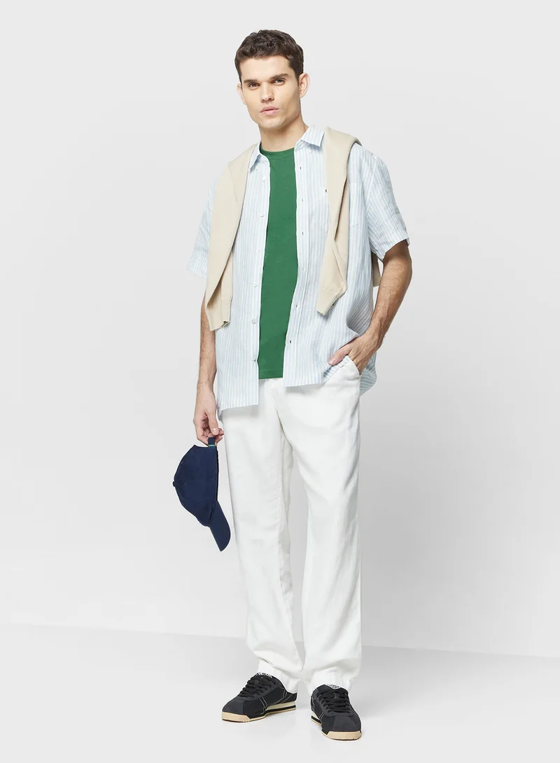 LACOSTE  Regular Fit Crew Neck T-Shirt for Men | Best Price UAE