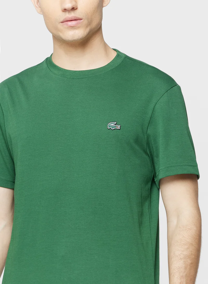 LACOSTE  Regular Fit Crew Neck T-Shirt for Men | Best Price UAE