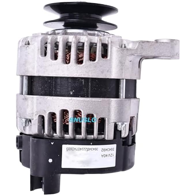 BNUSLO 12V 40A Alternator 394-3492 3943492 Replacement for Perkins Replacement for Caterpillar CAT Engine C1.1 C2.2 C1.5 - Image 3
