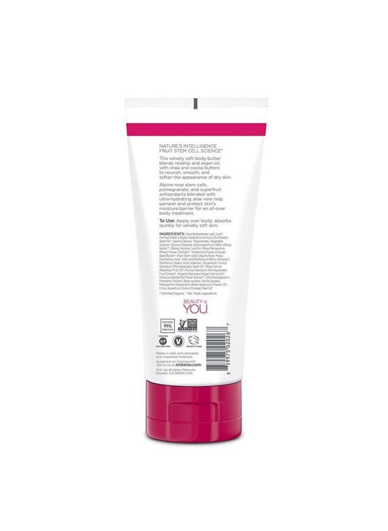 Andalou Natural Andalou 1000 Roses Velvet soft Butter 8 Oz  - Image 2
