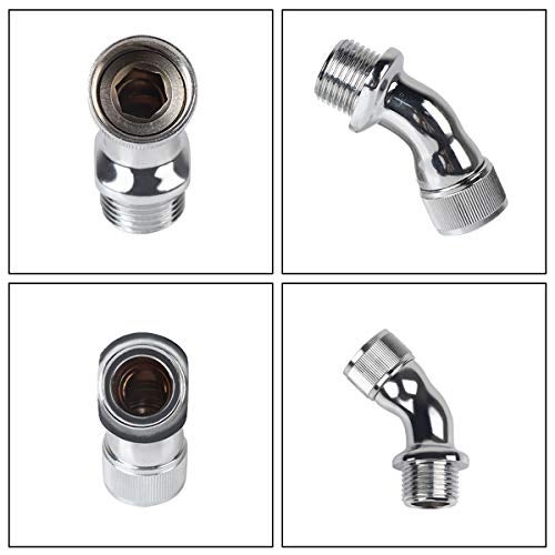 KWODE Elbow Adapter for Shower Head Replacement parts Angle Male to Female Adapter - Image 3