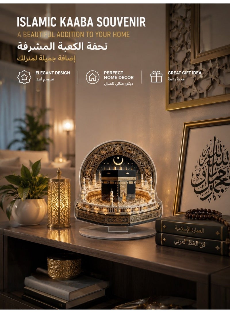 قطعة زخرفية من الأكريليك للطاولة، قطعة أنيقة للهدايا الميلادية للفتيان وللديكور المنزلي والحديقة - Image 1