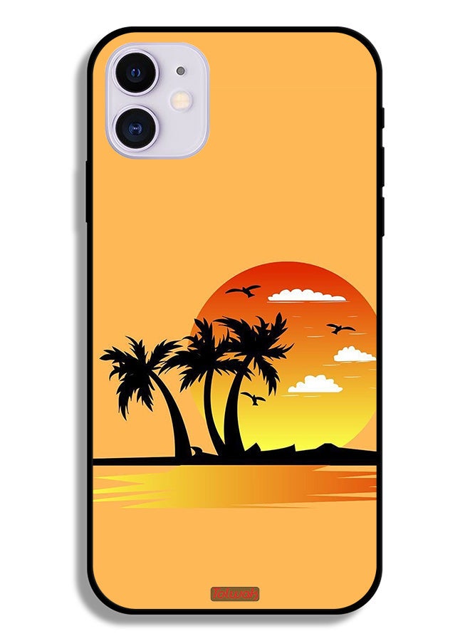 Tolwak Apple iPhone 11 Protective Case Drawing Abstract Design - Image 2