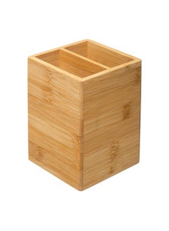 Bamboo Utensil Holder 10 X 10 X 15 Cm