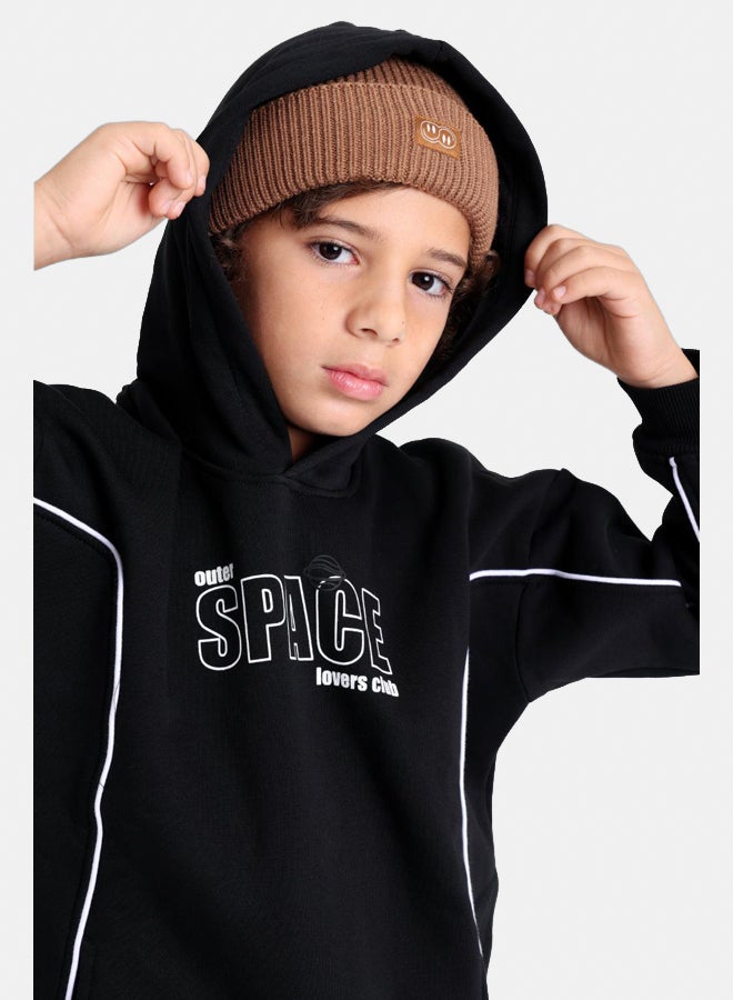 playmore Unisex Cozy Blend Ice Cap – Brown with Double Smiley Fun - Image 3