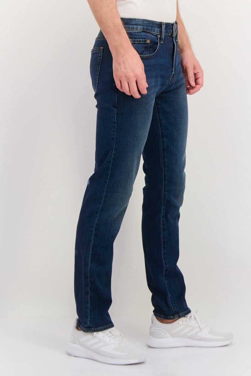 GAP جينز ضيق للرجال، مغسول وقابل للتمدد، أزرق - Image 4