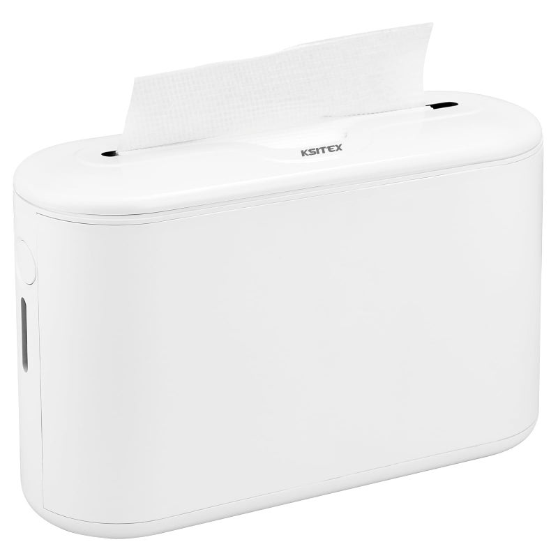KSITEX Countertop Paper Towel Holder DispenserCommercial Paper Towel DispenserMultifold Trifold ZFold Paper Towel HolderNapkin Holder DispenserHand Towel Dispenser for Home Kitchen Restaurant White M - Image 2