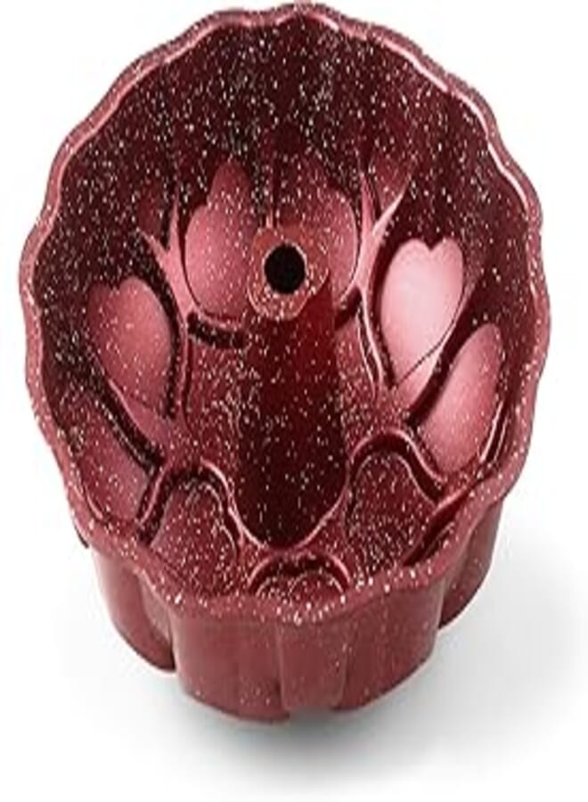 New Ellara Turkish Granite Heart Cake Mold, Orange