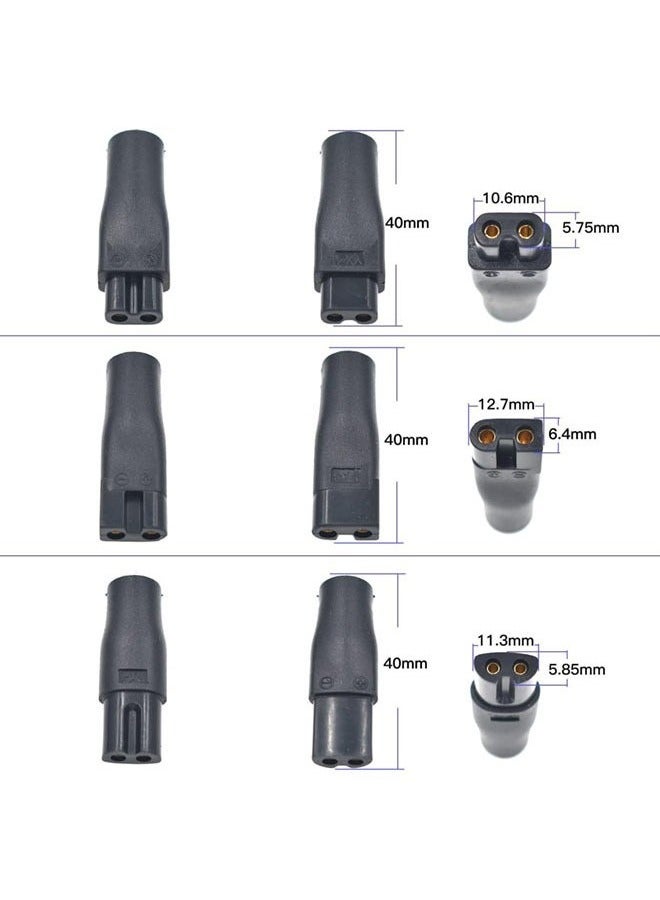 6 في 1 سلك طاقة 5 فولت محول شاحن USB بديل مناسب لقص الشعر الكهربائي، ماكينات تشذيب اللحية، ماكينات الحلاقة، أدوات التجميل، مصابيح المكتب، أجهزة التنقية - Image 3