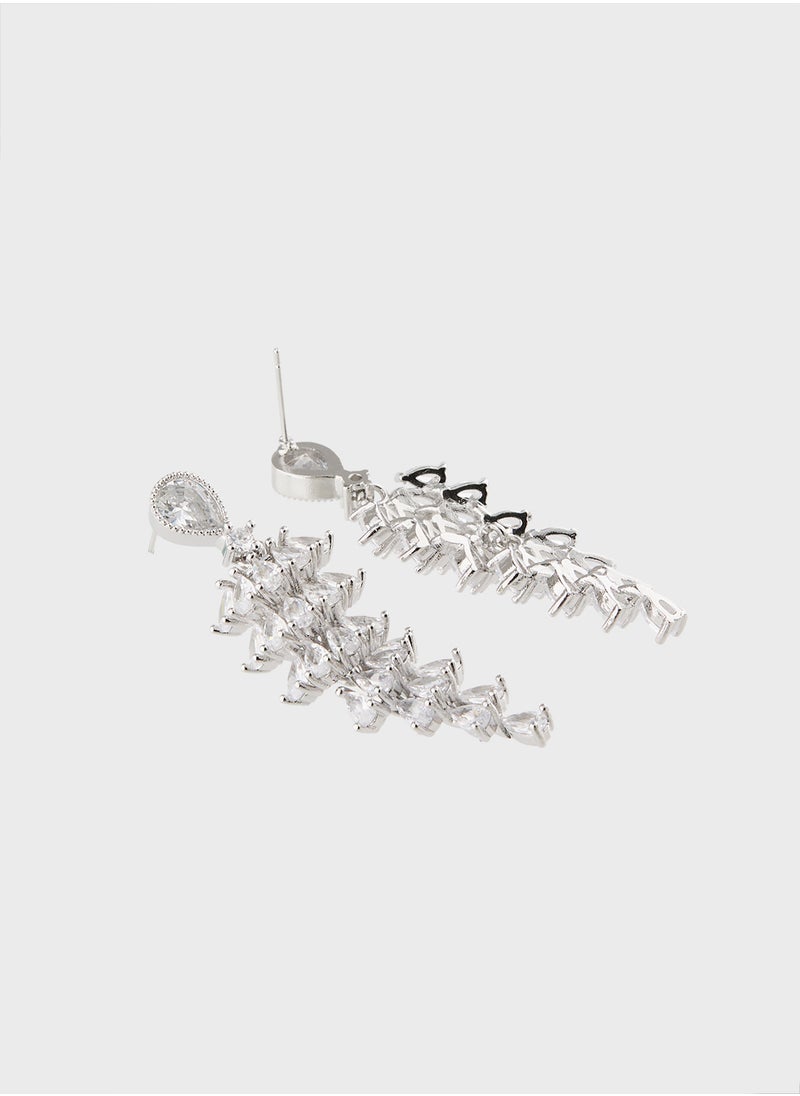 Khizana Embellished Drop Earrings  - Image 2