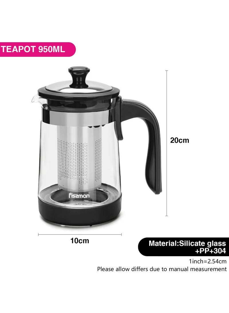 فيسمان Borosilicate Tea Pot With Filter
