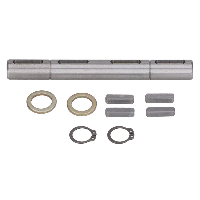 Double Output Shaft 14mm Diameter 128mm Length Alloy Steel - Worm Reducer Shaft for NMRV040 RV040 Nema34 Stepper Motor - Image 2