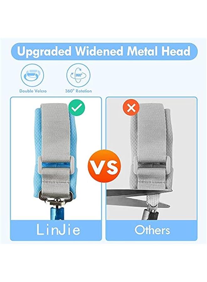 جونيس لينجي حزام امان للاطفال الصغار، حزام معصم للاطفال الصغار بطول 1.5 متر مع قفل حثي، وصلة معصم مضادة للفقدان، حزام معصم للاطفال الصغار للمشي - Image 3