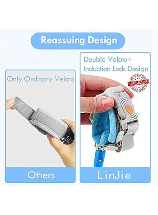 Toddler Leash,Toddler Safety Harness,1.5M Wrist Reins For Toddlers With Induction Lock, Anti Lost Wrist Link Toddler Toddler Wrist Strap For Walking - view 4