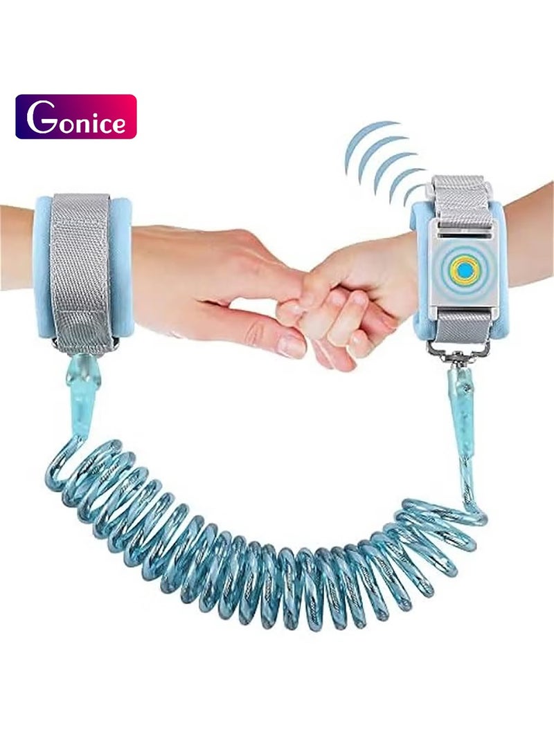 جونيس لينجي حزام امان للاطفال الصغار، حزام معصم للاطفال الصغار بطول 1.5 متر مع قفل حثي، وصلة معصم مضادة للفقدان، حزام معصم للاطفال الصغار للمشي - Image 1