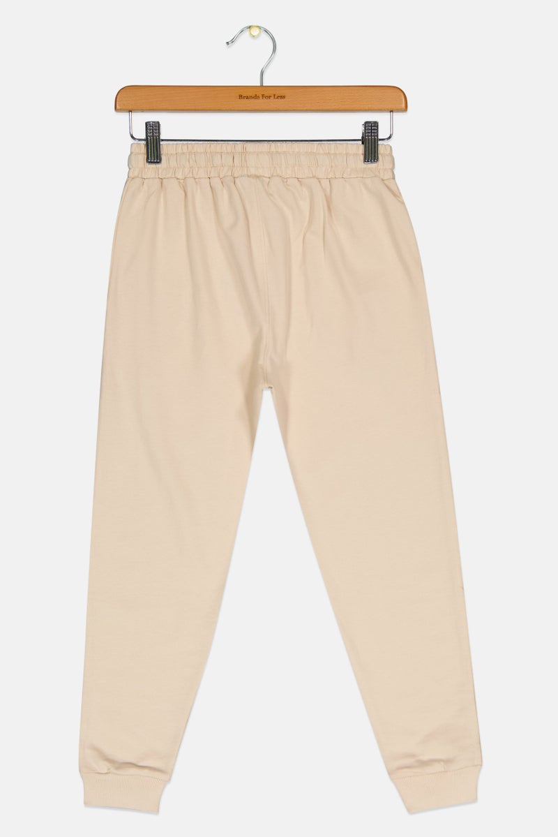 Naruto Kids Boy Graphic Print Sweatpants, Beige - Image 3