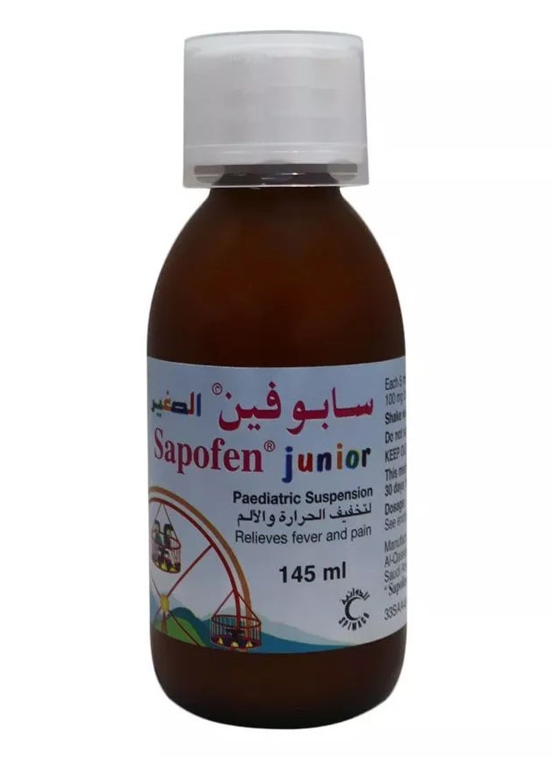 Julphar - Sapofen Junior 100 Mg   5 Ml Syrup, 145 Ml - Image 1