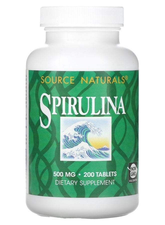 Spirulina 500 mg 200 Tablets