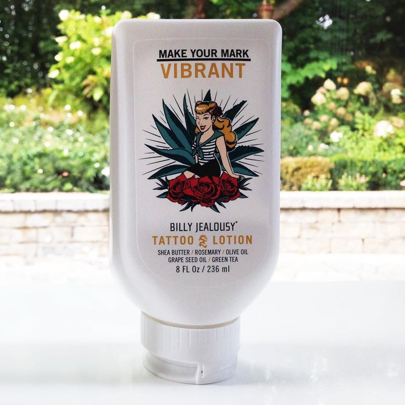 Billy Jealousy Tattoo Lotion for All Skin Types Formulated with Shea Butter, Essential Oils & Green Tea Leaf Extract, Tattoo Aftercare that Nourishes, Brightens & Soothes, 8 Fl Oz - Image 5